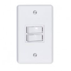 14952 - CONJUNTO DE 2 INTERRUPTORES PARALELO BRANCO FC 4512-4