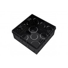 17471 - CAIXA PVC 4 X 4 PRETA METASUL 