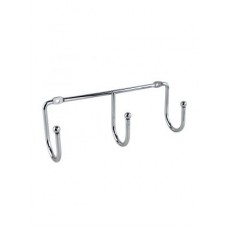 11711 - CABIDE C/ 3 GANCHOS CROMADO C/ PONTEIRA ARREDONDADA MS 887