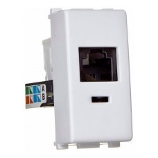 14340 - MODULO LIZ DE TELEFONE RJ11 BRANCO TRAMONTINA 57115/051 