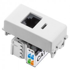 15028 - MODULO LIZ DE ENTRADA DE REDE RJ45 BRANCO TRAMONTINA 57115/056