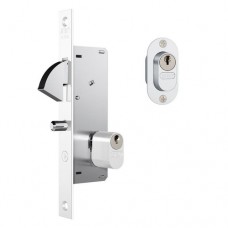 22-1532 - FECHADURA 940 PARA PORTA DE CORRER CROMADA ESPELHO INOX STAM 