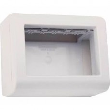 12438 - SISTEMA X CAIXA SOBREPOR LIZ 3 TECLAS BRANCA TRAMONTINA 57303/003