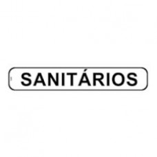 14751 - PLACA SINALIZACAO SANITARIOS 5X25CM LOOK 2520