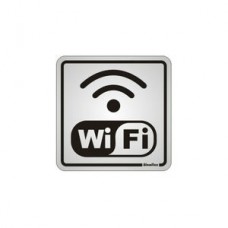 14757 - PLACA SINALIZACAO WIFI 15X15CM LOOK 3011