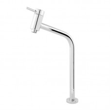 14026 - TORNEIRA PARA BANHEIRO LAVATÓRIO 1198 C65 SLIM 1/4 DE VOLTA FIXA MÉDIA EM METAL CROMADO HIDROFIX