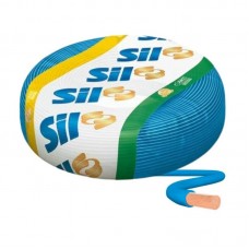 11553 - FIO CABO 2,5MM SIL AZUL CABO FLEXÍVEL COBRE 750V ROLO COM 100 METROS