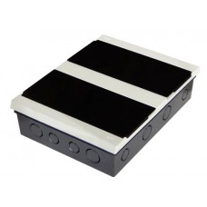 17999 - QUADRO DE DISTRIBUIÇÃO DE EMBUTIR PARA 12/16 DISJUNTORES DIN BRANCO COM PORTA FUMÊ BIKI