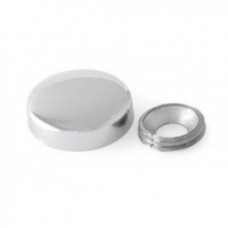 14097 - BOTÃO REDONDO CROMADO PACOTE COM 50 PEÇAS METALFIXE 007 