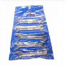 18395 - JOGO DE CHAVE FIXA 6-15MM 5PC EDA 6ER