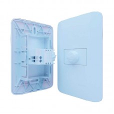 18453 - CONJUNTO 4X2 DIMMER ROTATIVO BIVOLT BRANCO 01 VARIADOR EXATRON REF. LECO4006