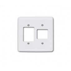 10220 - PLACA 4X4 DE 3 INTERRUPTORES + 2 INTERRUPTORES ILUMI 255L