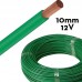 FIO ELÉTRICO 12V FLEXÍVEL 10MM VERDE ATS ROLO COM 100 METROS