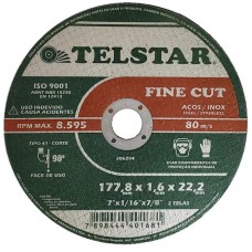 23316 - DISCO DE CORTE EXTRA FINO PREMIUM AÇO INOX 177,8 X 1,6 X 22,2MM (7 X 1/16 X 7/8