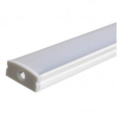 20894 - PERFIL DE SOBREPOR 2M BRANCO PARA FITA DE LED 17MM X 7MM