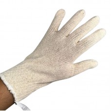 22-1521 - LUVA DE PANO 100% ALGODÃO BRANCA LISA SEM PIGMENTOS JUNDTEX 