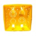 KIT 20 CAIXAS DE LUZ PARA EMBUTIR 4X4 AMARELA TRAMONTINA
