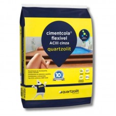 23359 - ARGAMASSA CIMENTCOLA FLEXÍVEL INTERNO/EXTERNO TIPO AC3 CINZA SACO DE 20KG QUARTZOLIT