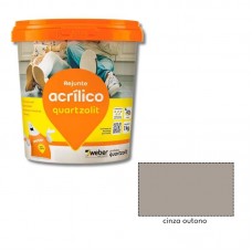 22035 - REJUNTE ACRILICO CINZA OUTONO 1KG QUARTZOLIT