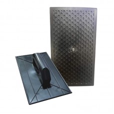 18656 - DESEMPENADEIRA PVC ESTRIADA 16X28 PRETA 6PC PEXCEL