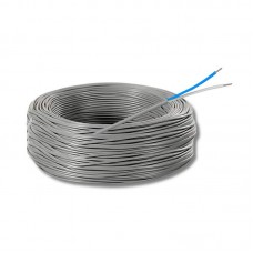 11-0527 - CABO FIO PARA TELEFONE CCI CINZA DE 1 PAR ROLO 200 METROS