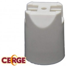 23561 - SOQUETE E-27 TERMOPLÁSTICO BRANCO CERGE 576