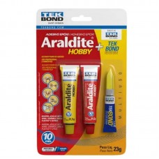 23589 - ARALDITE HOBBY 10MIN 23G + SUPERCOLA 2G BLISTER TEKBOND