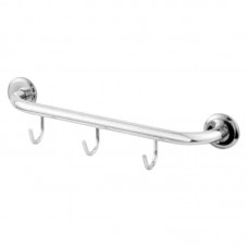 23605 - CABIDE COM 3 GANCHOS METAL CROMADO GS METAIS