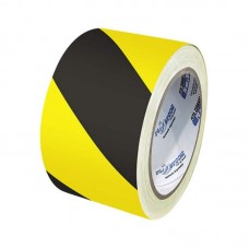 18208 - FITA DEMARCAÇÃO SINALIZAÇÃO ZEBRADA AMARELO E PRETO 200M