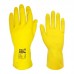 LUVA LÁTEX FORRADA MULTIUSO AMARELA TAMANHO G VOLK C.A. 10695/45629