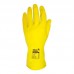 LUVA LÁTEX FORRADA MULTIUSO AMARELA TAMANHO G VOLK C.A. 10695/45629