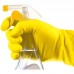 LUVA LÁTEX FORRADA MULTIUSO AMARELA TAMANHO G VOLK C.A. 10695/45629
