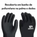 LUVA TÁTIL (MULTITATO) SAFETYTATO PRETA TAMANHO M REF. 8010/8 LDI SAFETY C.A. 42405
