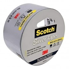 23139 - FITA SILVER TAPE PRATA SCOTCH 45MM X 5MT 3M