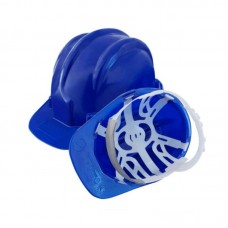 10470 - CAPACETE DE SEGURANÇA AZUL COM CARNEIRA (SELO INMETRO) PLASTCOR
