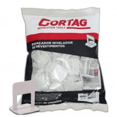 20875 - ESPAÇADOR NIVELADOR 1,5MM PARA PISO 50 PEÇAS CORTAG 60692