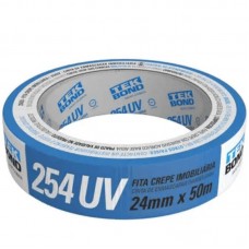 23632 - FITA CREPE IMOBILIARIA 254UV 24MM X 50M AZUL TEKBOND