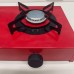 FOGÃO PORTÁTIL VERMELHO BAIXA PRESSÃO 2 BOCAS CAMPING/CAMINHONEIRO