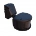 SENSOR DE PRESENÇA 180° BIVOLT FRONTAL PRETO EXTERNO EXATRON REF. SPF0EX PT