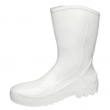 22090 - BOTA DE PVC VULCAFLEX BRANCA CANO MÉDIO COM FORRO INTERNO N° 40 MARLUVAS C.A. 42291