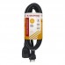 EXTENSÃO CORDÃO PROLONGADOR PP 3X2,5MM² COM 5 METROS (2P+T) 20A BIVOLT PRETO MEGATRON