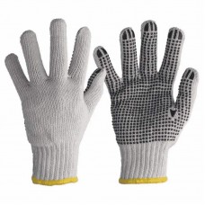 23747 - LUVA DE ALGODÃO PIGMENTADA PRETA TAMANHO G