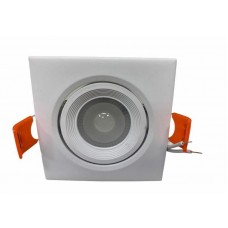 17921 - SPOT LED  3W 6K QUADRADO MOVEL 75MM