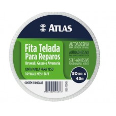 18253 - FITA TELADA PARA REPAROS DRYWALL/GESSO/ALVENARIA 50MM X 45 METROS ATLAS AT2945