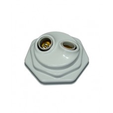 11-0961 - PLAFON 2 BOCAS PORCELANA DECORATIVA PEXCEL PL008