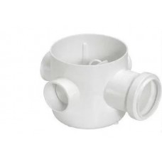 18888 - CORPO PARA CAIXA SIFONADA REDONDA 150MM X 150MM X 50MM BRANCA PLASTILIT