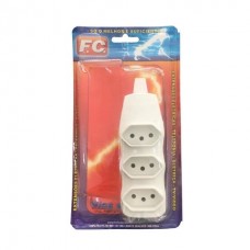 18784 - TOMADA EM BARRA TRIPLA (2P+T) 20A FC