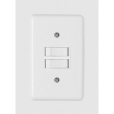 11-0706 - CONJUNTO DE 1 INTERRUPTOR SIMPLES + 1PARALELO BRANCO ILUMI 2023