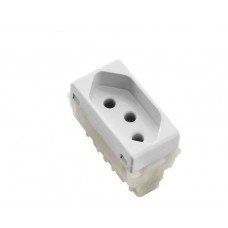 19243 - MODULO LIZ DE TOMADA (2P+T) 20A BRANCO TRAMONTINA 57115/038