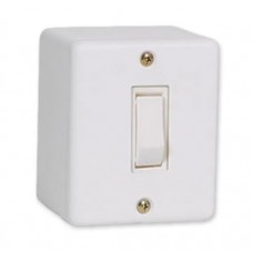 13472 - SISTEMA X CAIXA SOBREPOR 1INTERRUPTOR PARALELO BRANCA ILUMI 6322